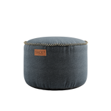 Canvas Pouf Petrol