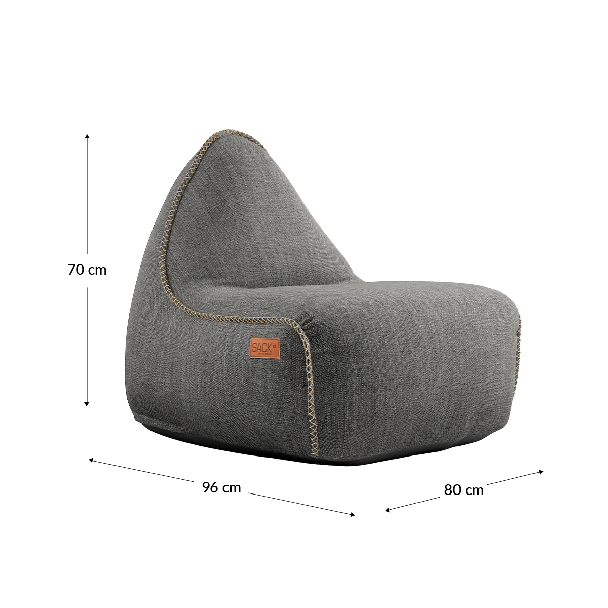 Cobana Lounge Chair Grey