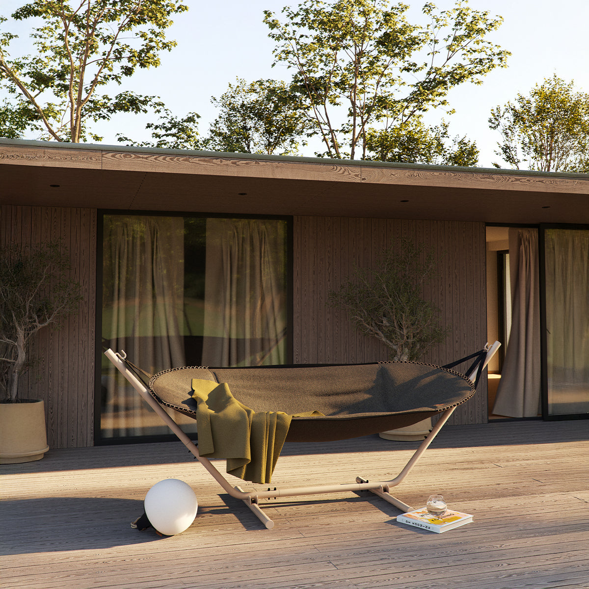 Cobana Hammock Brown - Taupe Frame