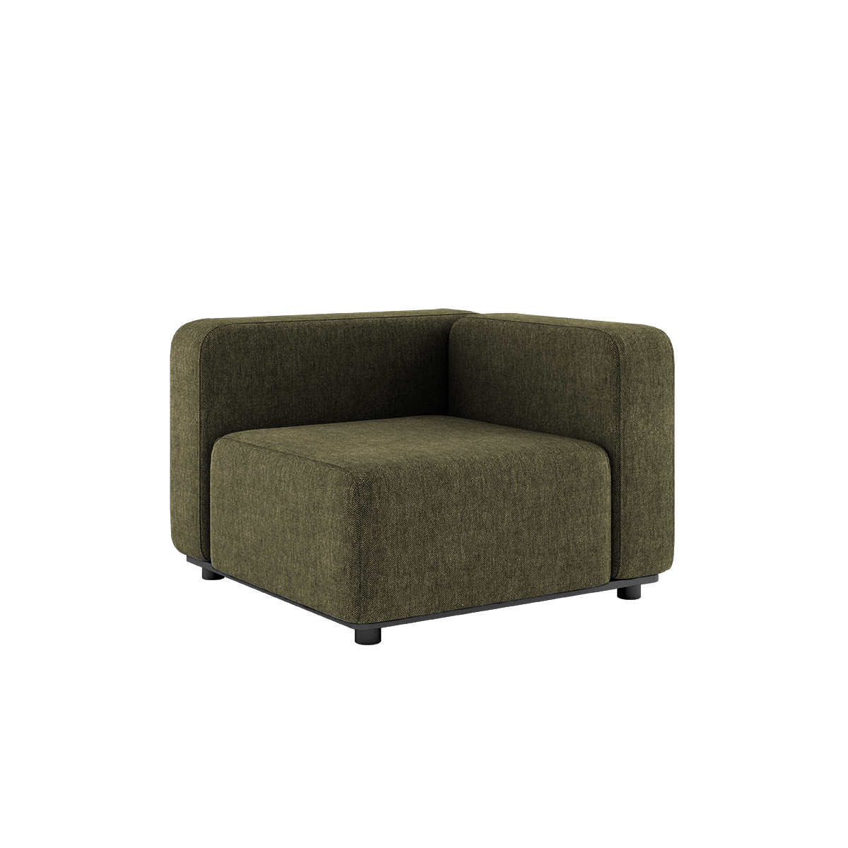 Cobana Lounge Sofa - Corner Section Olive