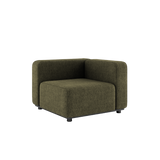 Cobana Lounge Sofa - Corner Section Olive