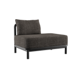 Kirra Lounge Sofa - Open end right Noir