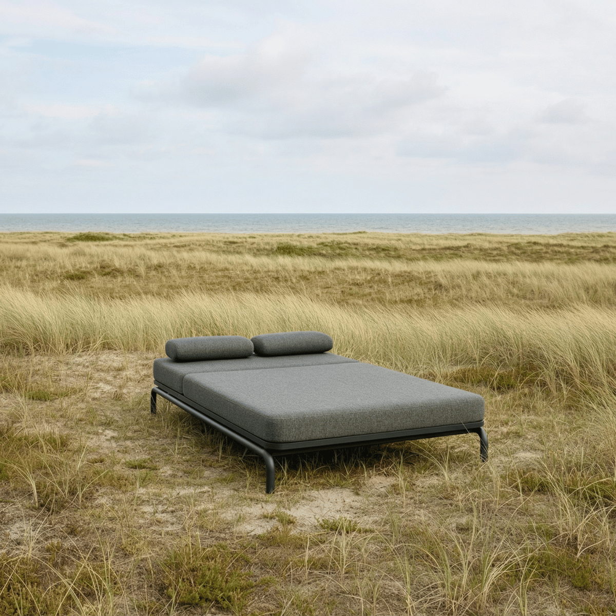 Kirra Double Sunbed - Kirra Noir