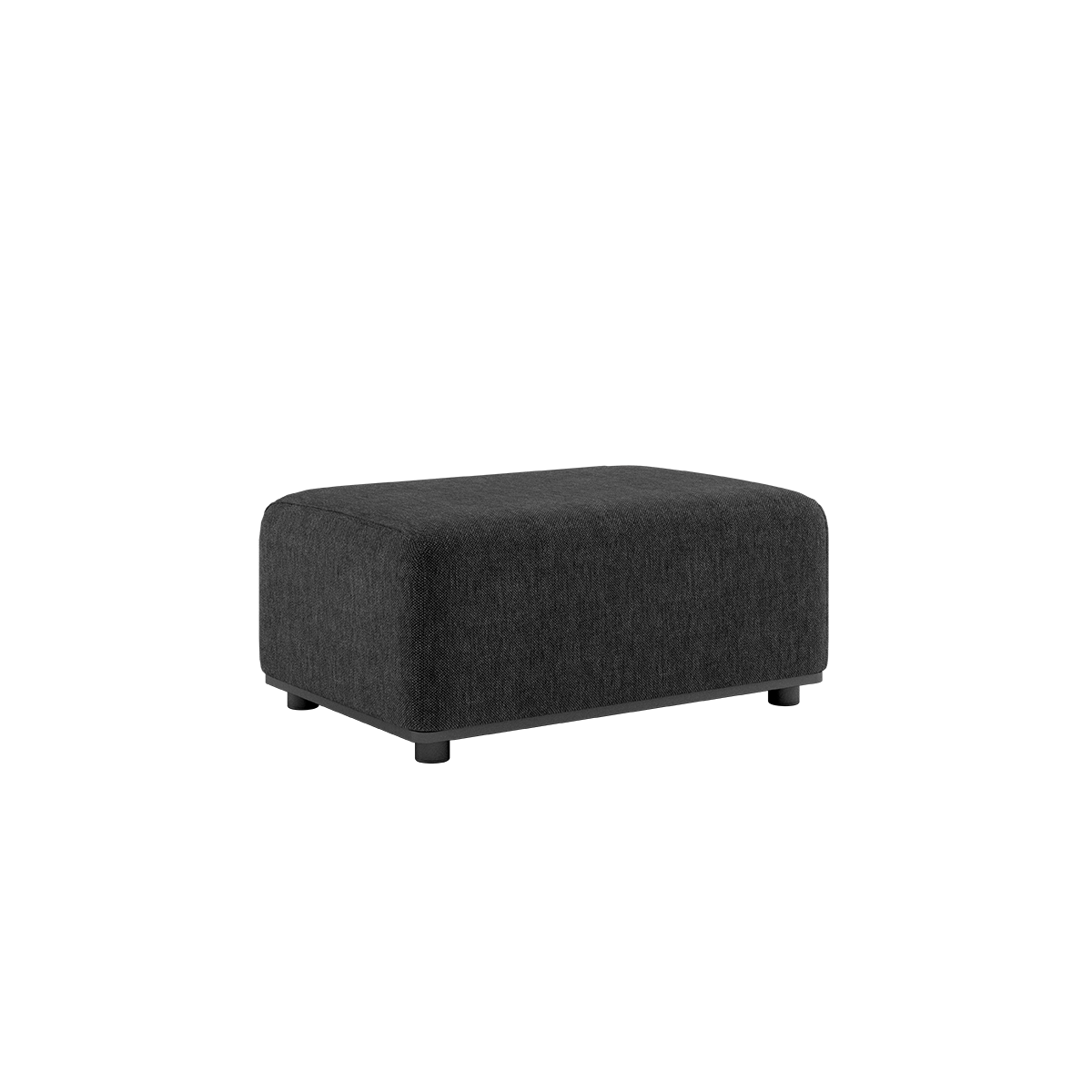 Cobana Lounge Sofa - Pouf Black
