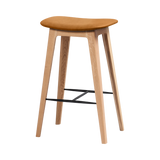 Nordic Bar Stool - Oak - Luna Sandstone - 68 cm