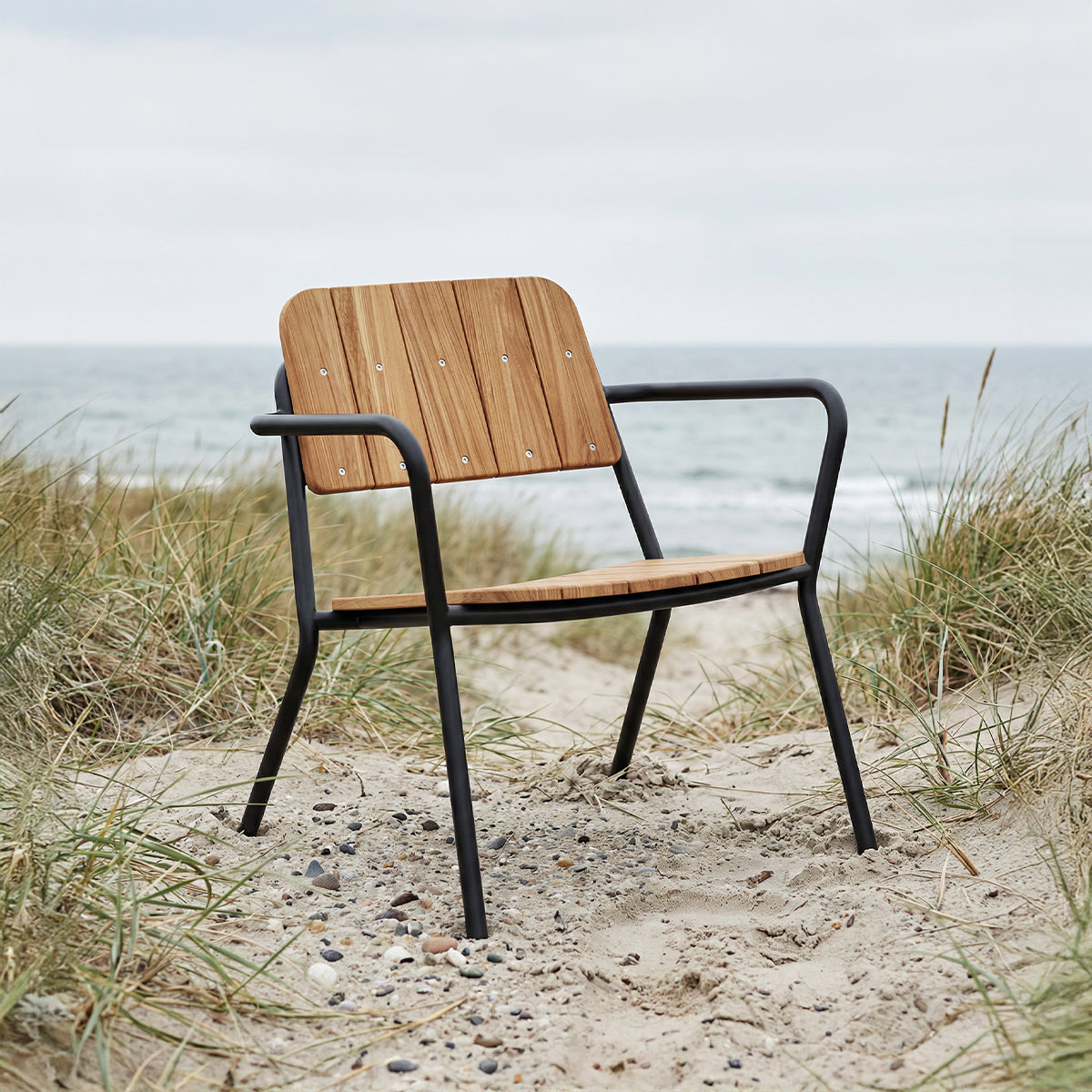 Kirra Patio Lounge Chair - Noir