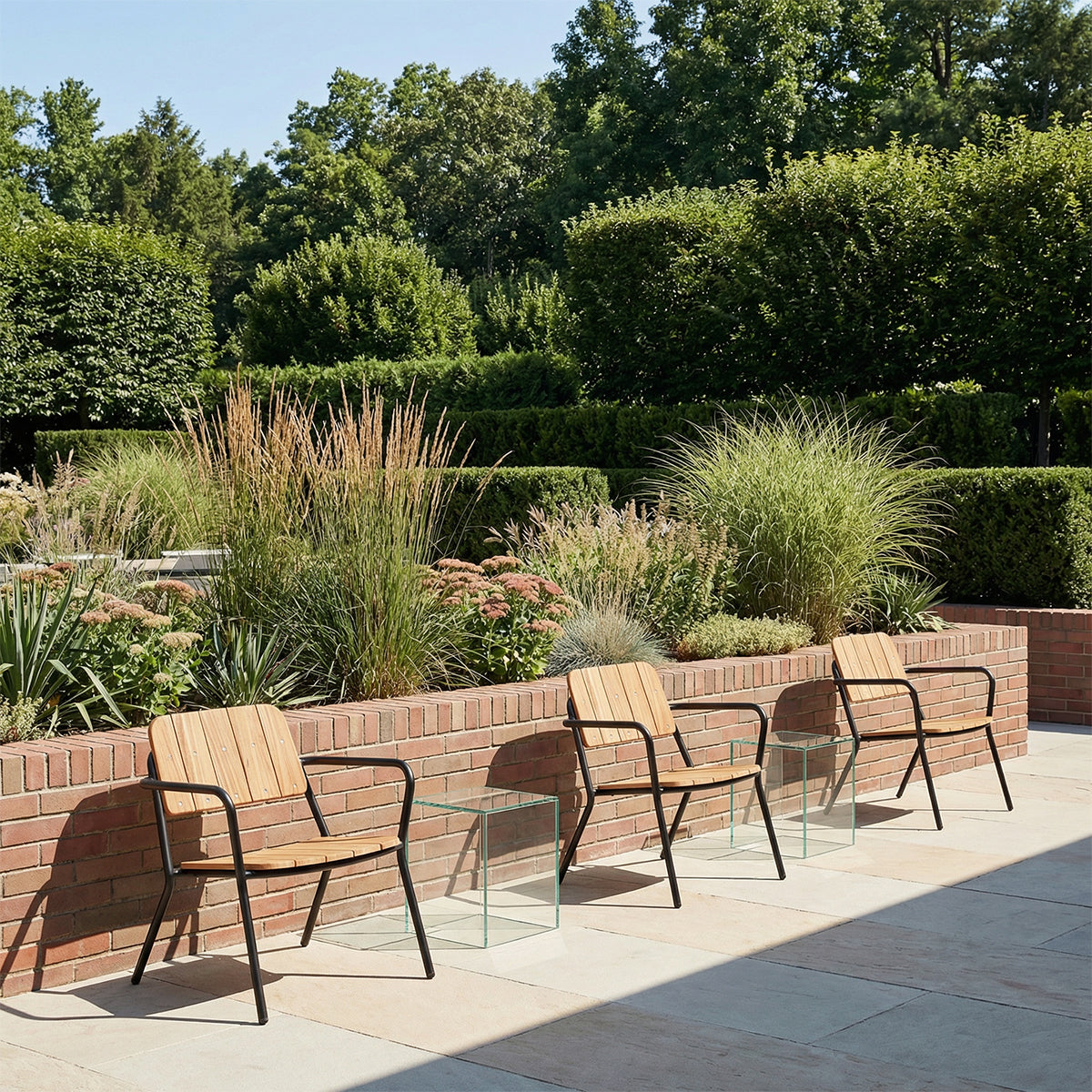 Kirra Patio Lounge Chair - Noir