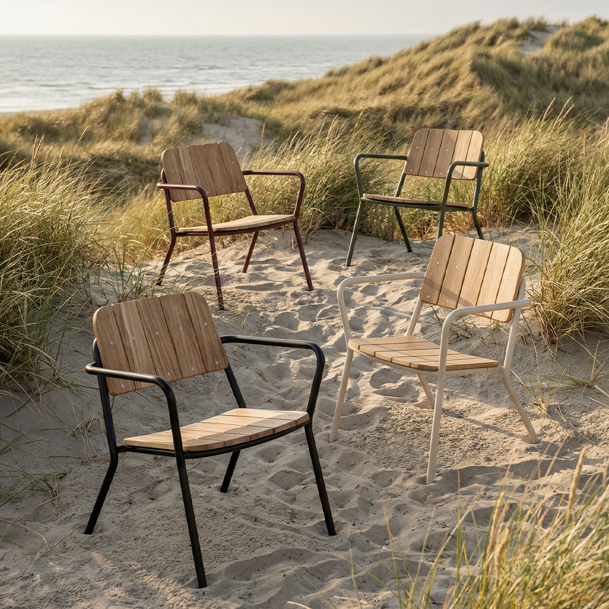 Kirra Patio Lounge Chair - Noir