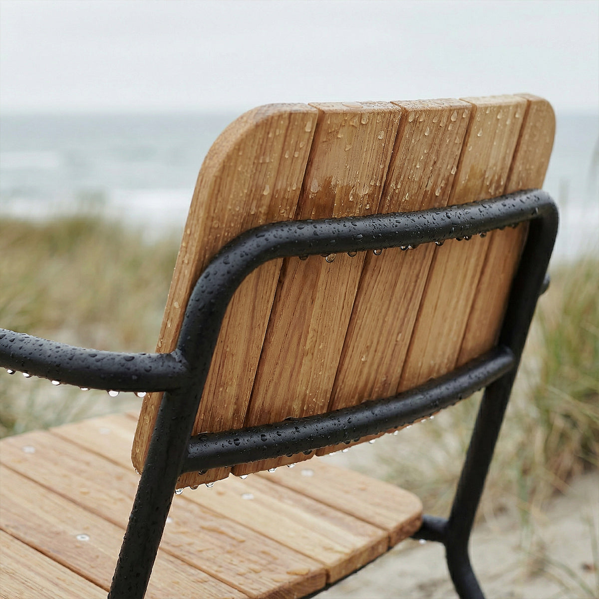 Kirra Patio Lounge Chair - Noir