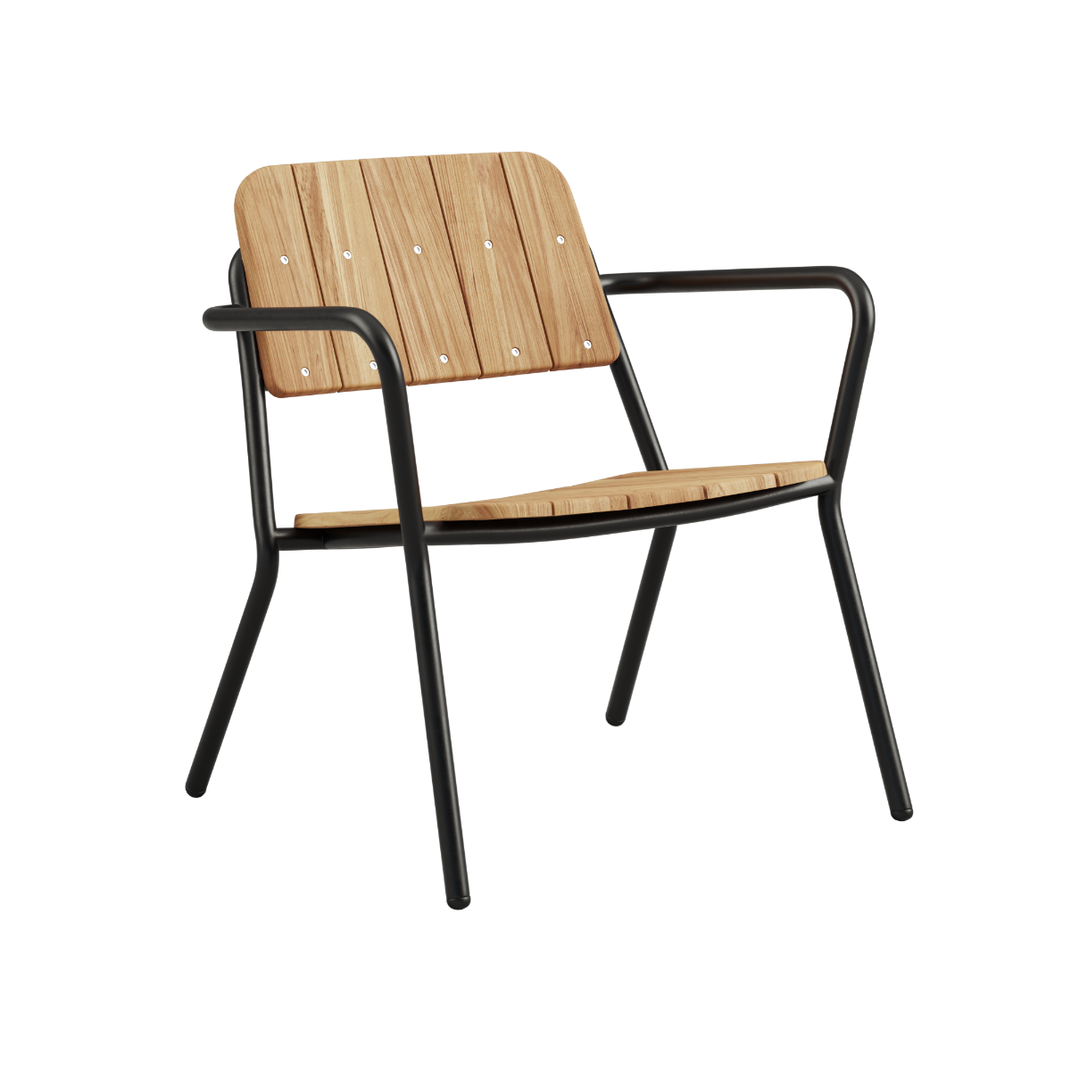Kirra Patio Lounge Chair - Noir