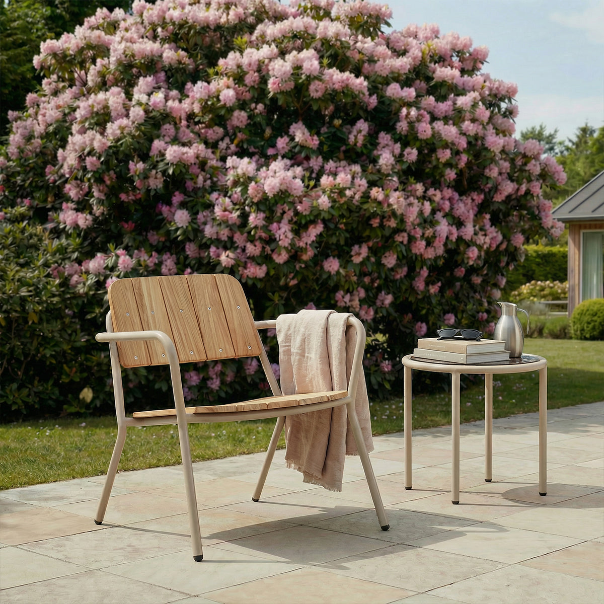 Kirra Patio Lounge Chair Taupe