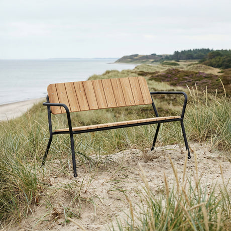 Kirra Patio Bench - Noir