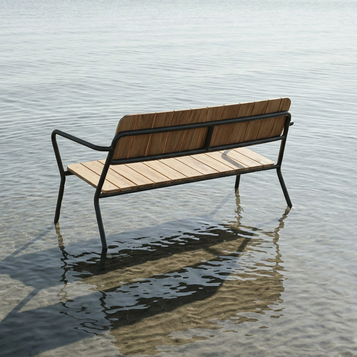 Kirra Patio Bench - Noir