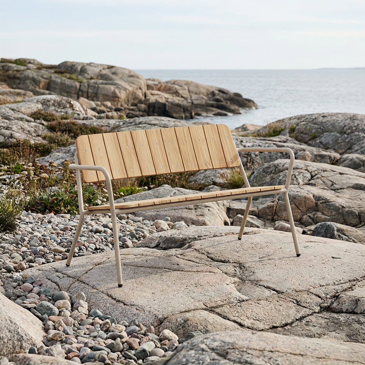 Kirra Patio Bench - Taupe