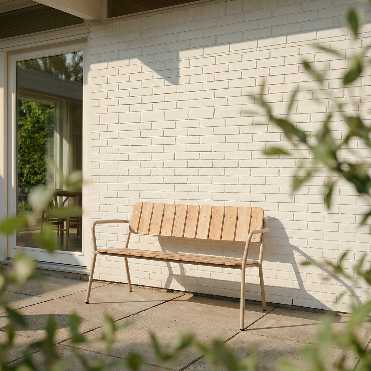Kirra Patio Bench - Taupe