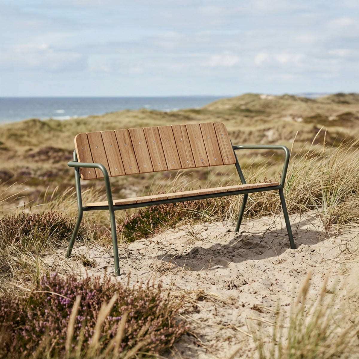 Kirra Patio Bench - Olive