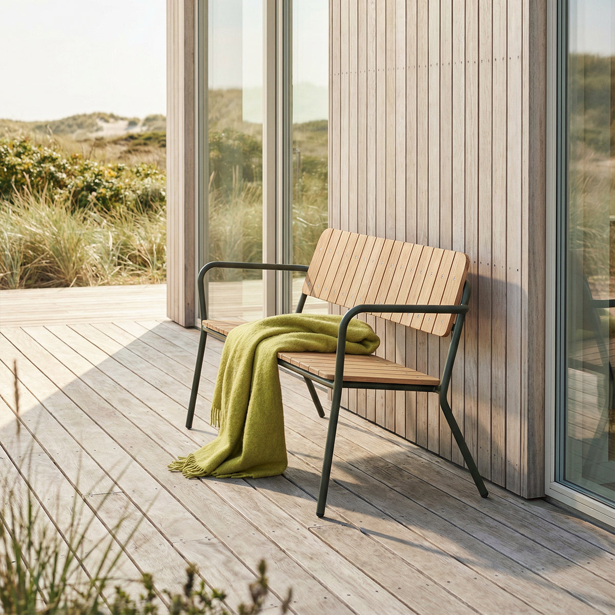 Kirra Patio Bench - Olive