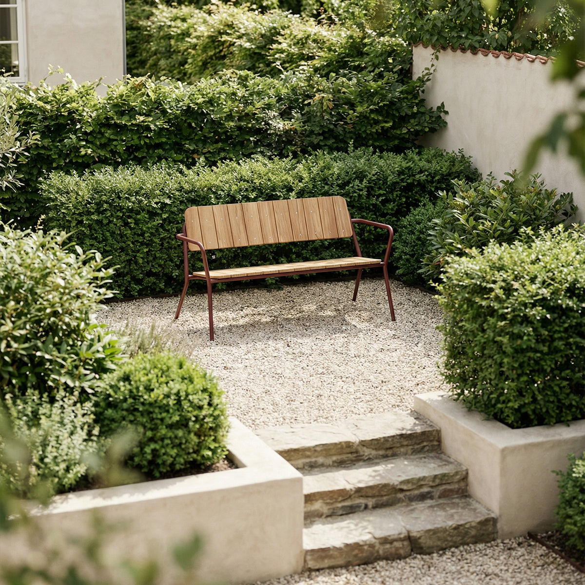 Kirra Patio Bench - Chestnut