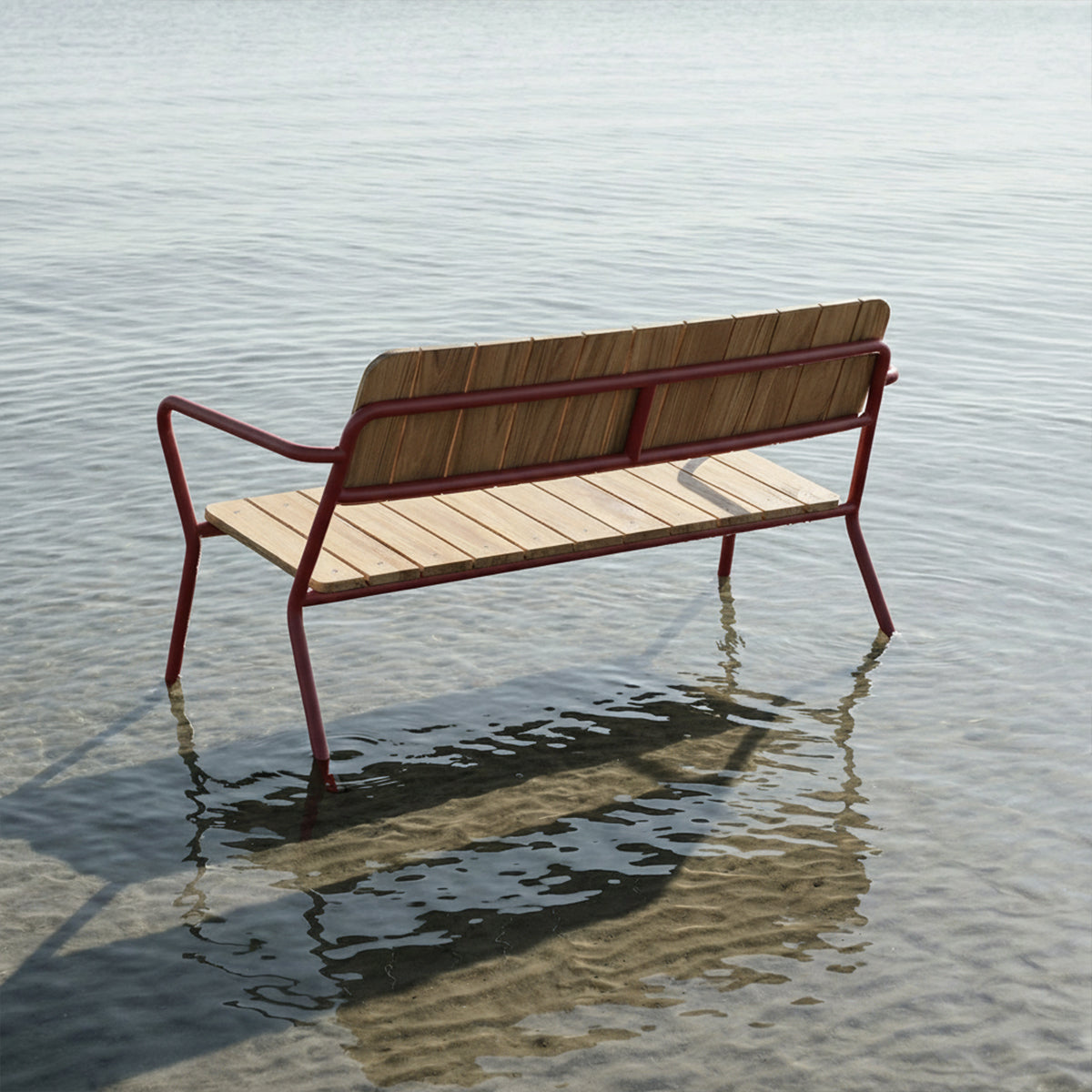 Kirra Patio Bench - Chestnut