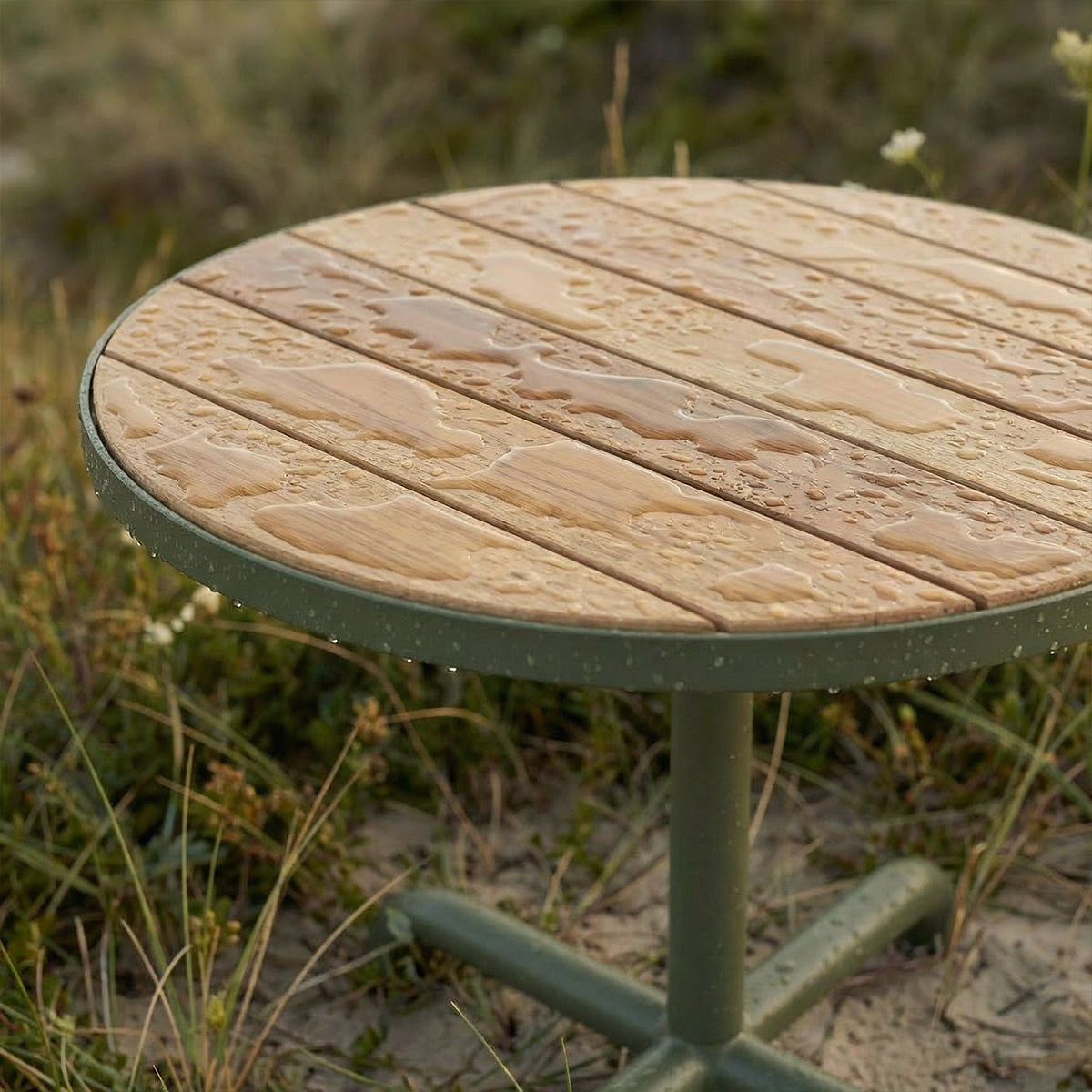 Kirra Café Table Ø70 Olive