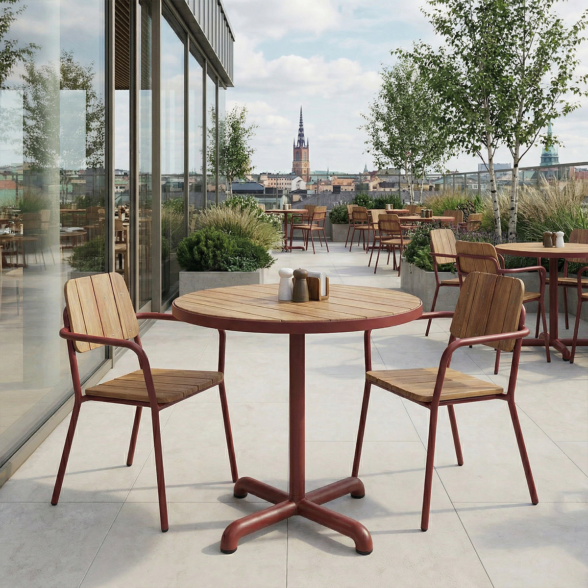 Kirra Café Table Ø70 Noir