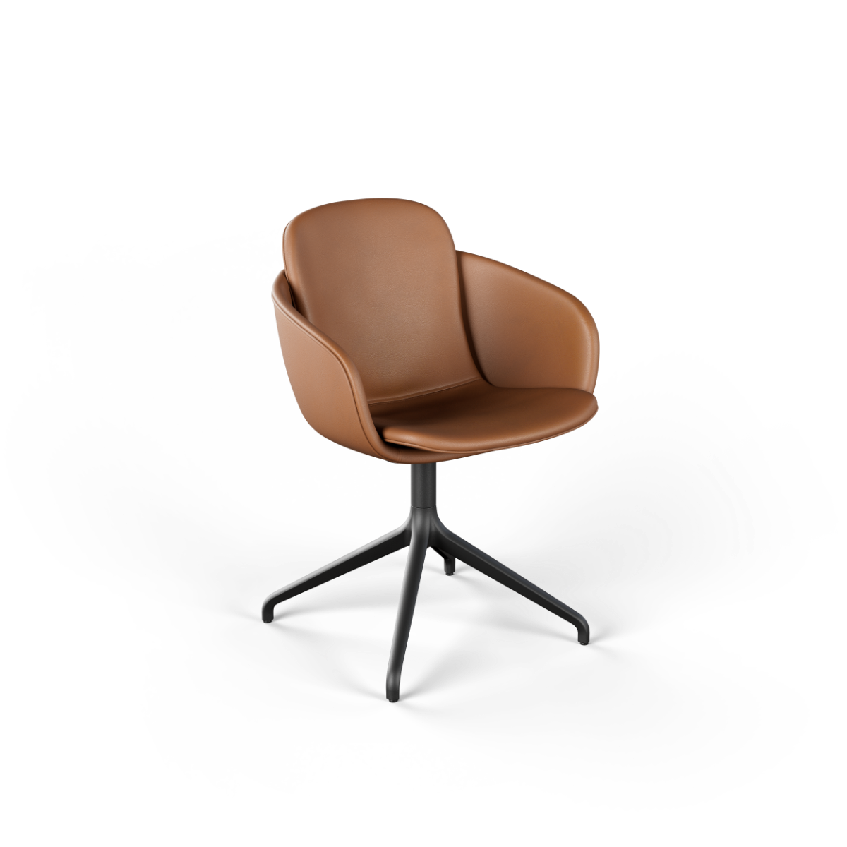 Chair no. One S2 Black Swivel - Terra Safari