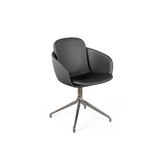 Chair no. One S2 Polished Swivel - Terra Black