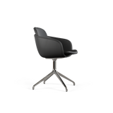 Chair no. One S2 Polished Swivel - Terra Black