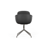 Chair no. One S2 Polished Swivel - Terra Black