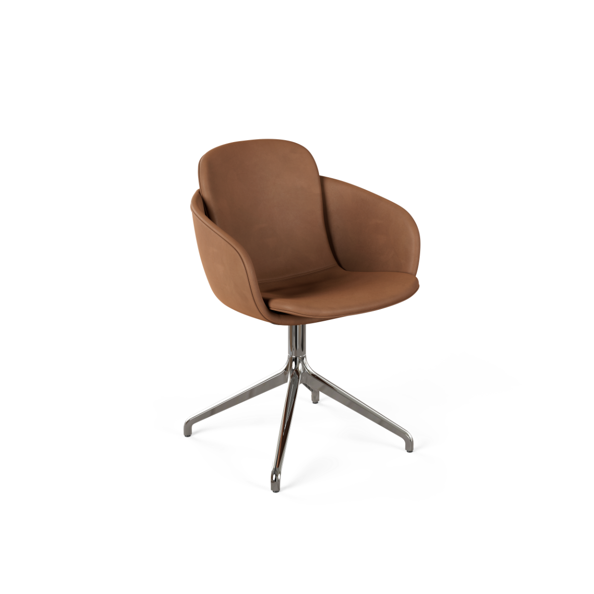 Chair no. One S2 Polished Swivel - Luna Walnut