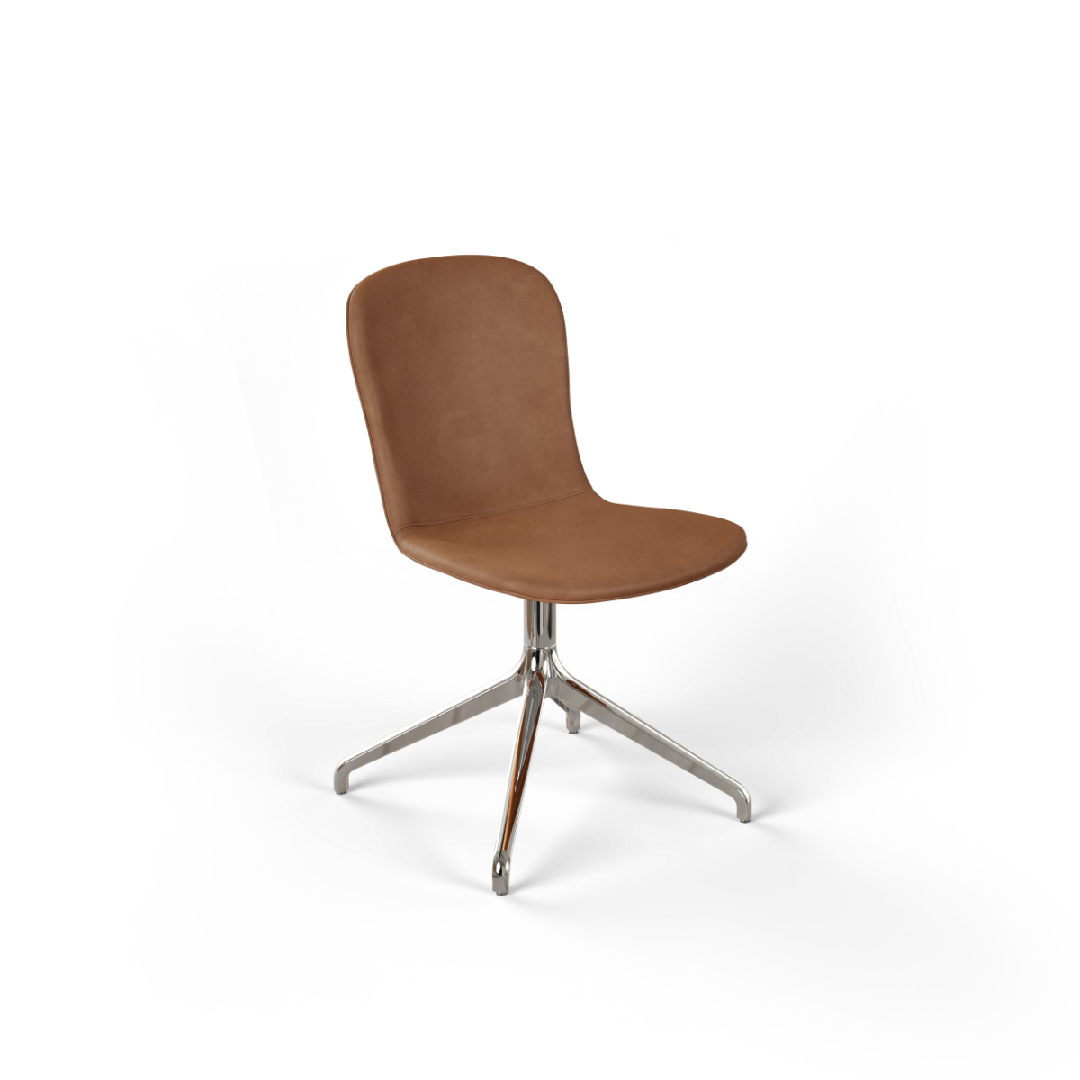 Chair no. One S1 Polished Swivel - Luna Walnut