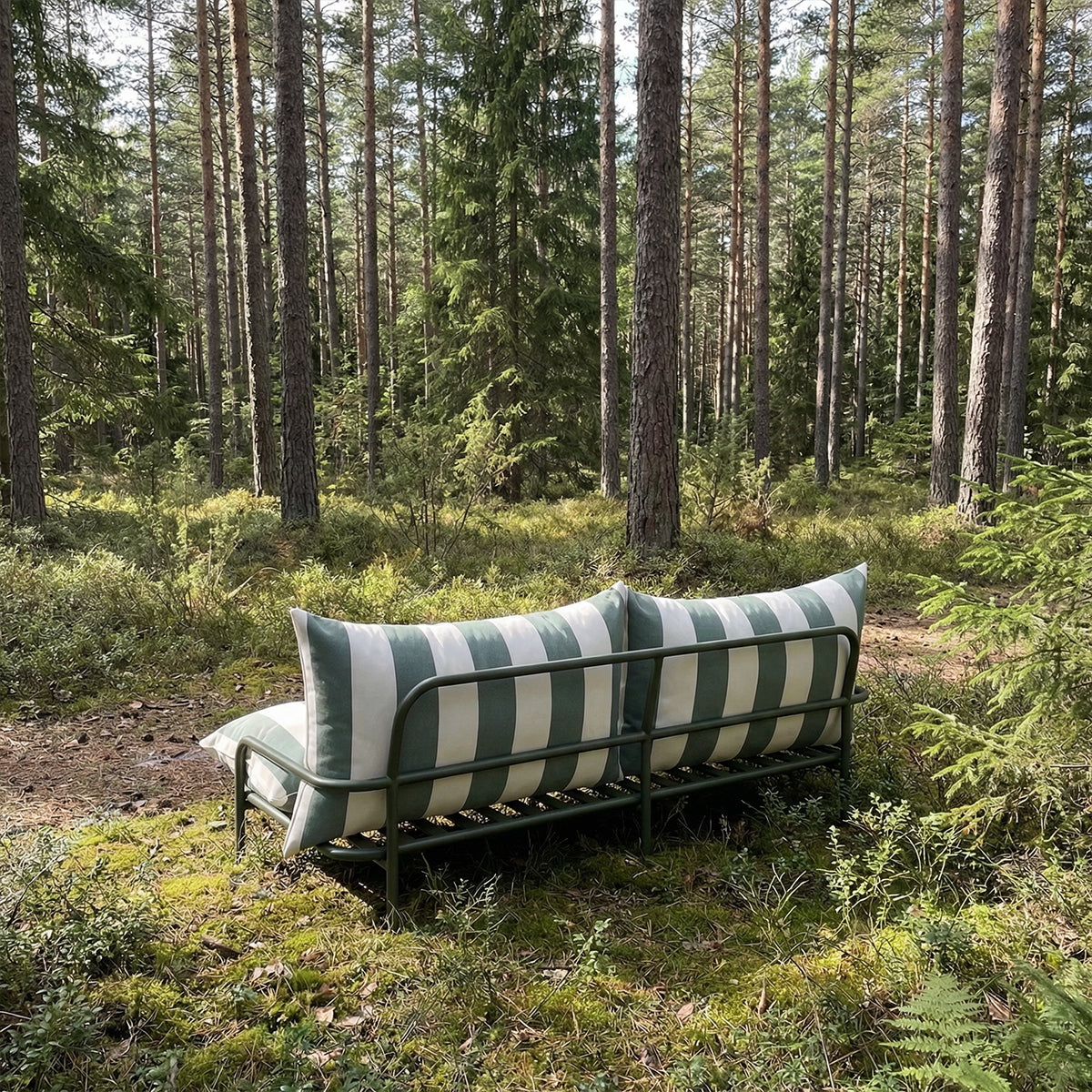 Mollis Lounge Sofa 2 Seater - Renesse Olive