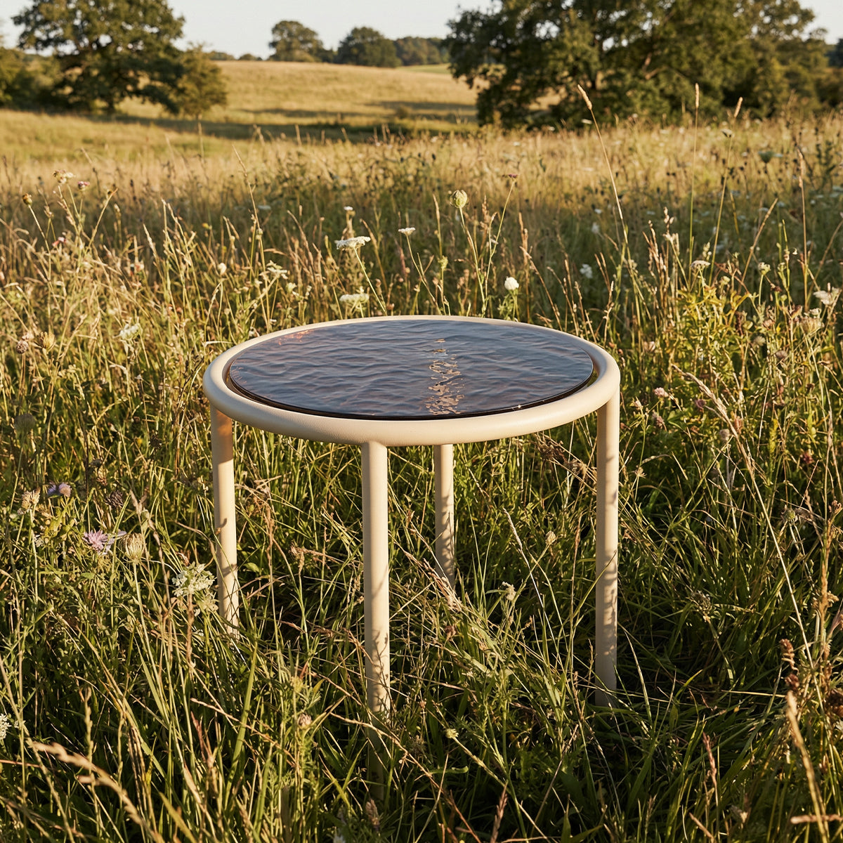 Mollis Side Table - Taupe