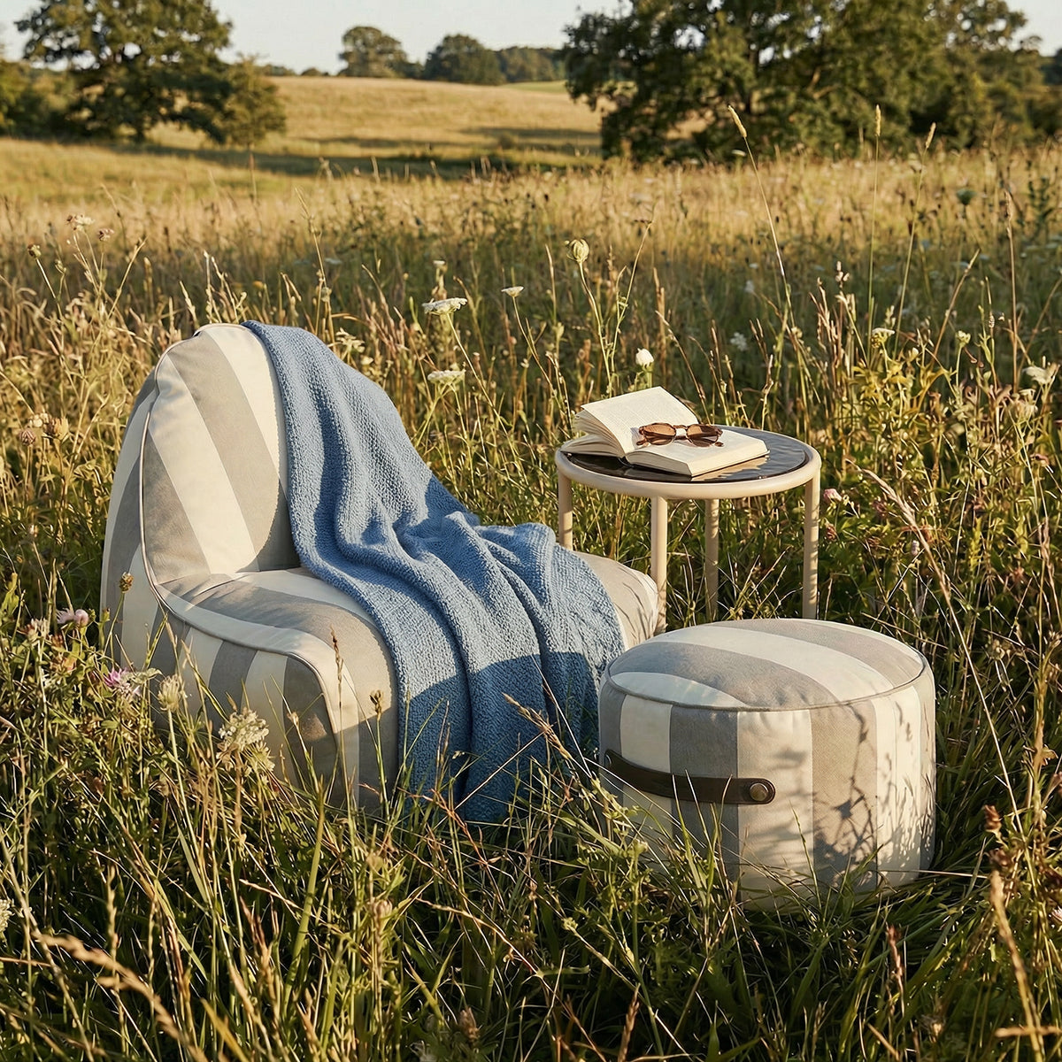 Mollis Side Table - Taupe