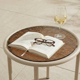 Mollis Side Table - Taupe