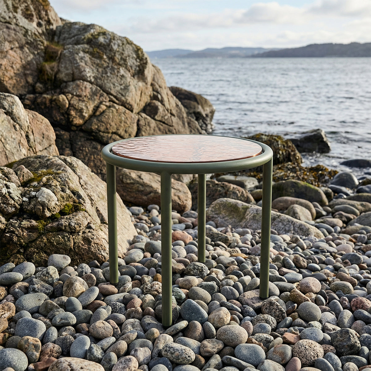 Mollis Side Table - Olive