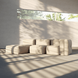 Soft Sofa Indoor - Lounger Teddy Beige