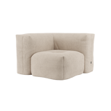 Soft Sofa Indoor - Corner Section Corduroy Beige