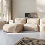 Soft Sofa Indoor - Lounger Corduroy Beige