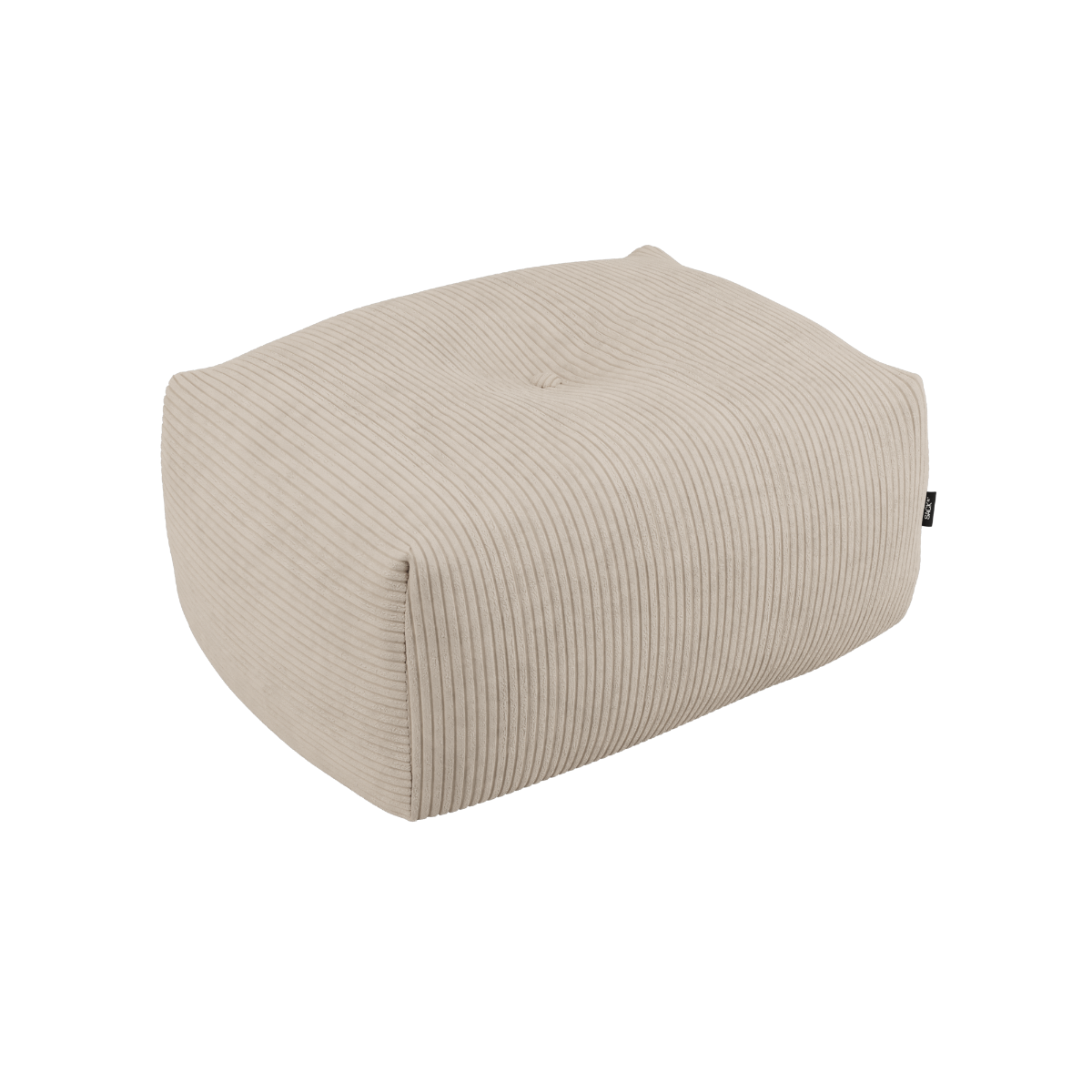 Soft Sofa Indoor - Pouf Corduroy Beige
