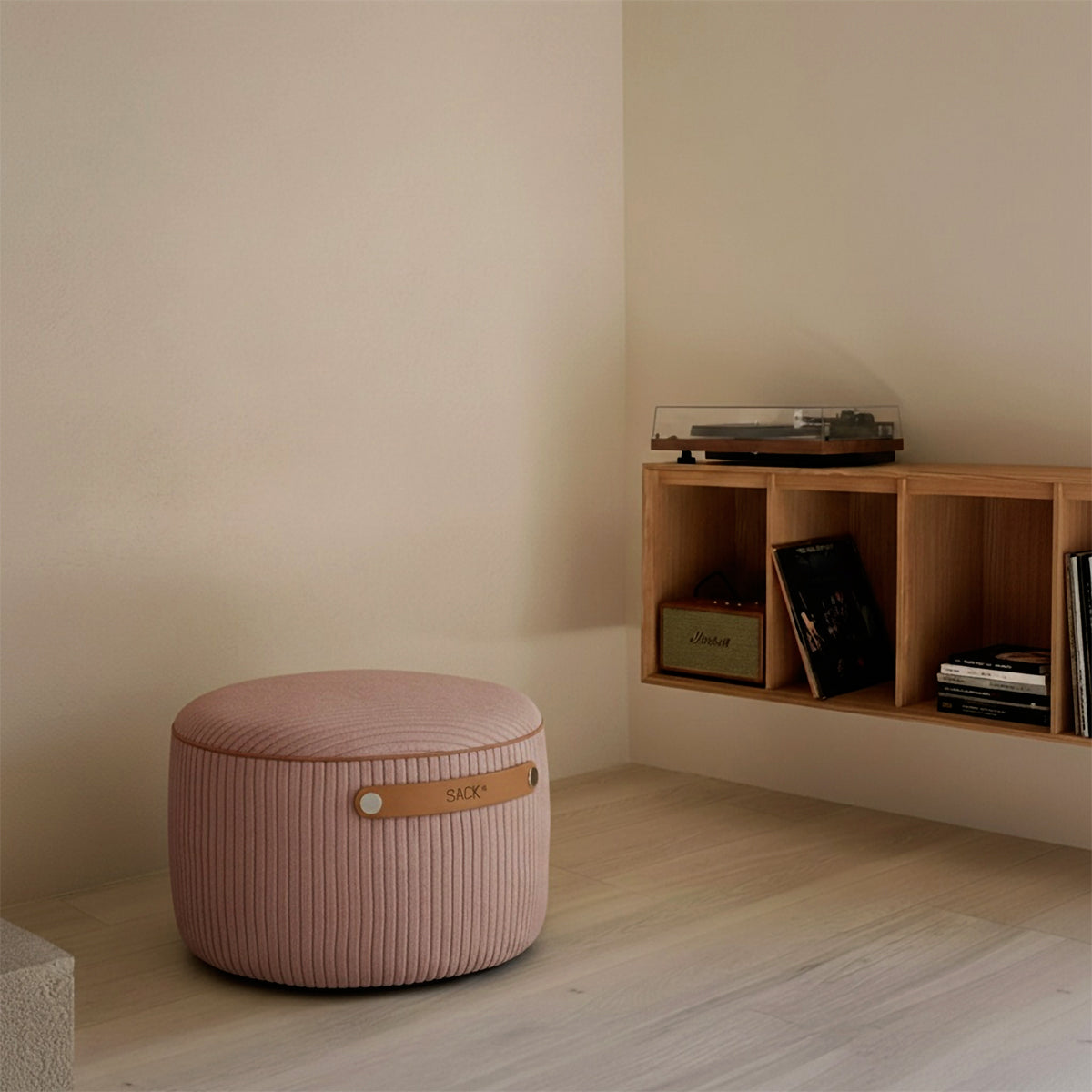 SACKit Pouf Indoor - Corduroy Rose