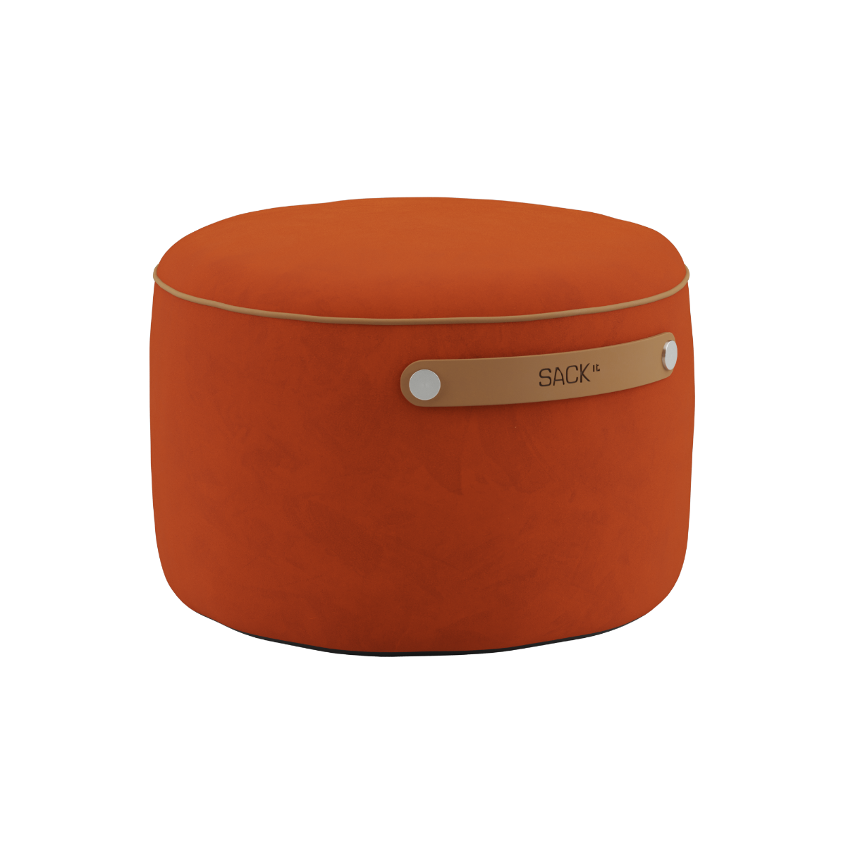 sackit Pouf Indoor - Orange Jaquard
