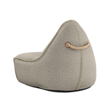 Cobana Lounge Chair & Pouf Sand