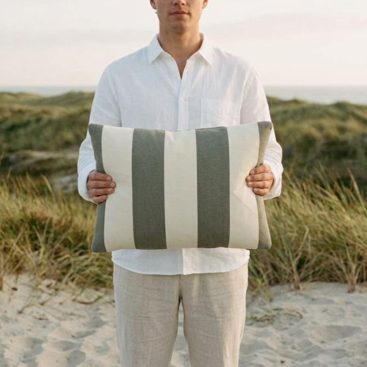 Outdoor Cushion Rectangular - Renesse Olive