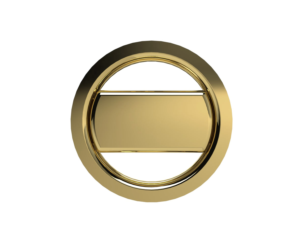 SKANITEK Afløbssæt UX med rund overløb | messing børstet